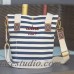 Cathys Concepts “Wine Not” Striped Canvas Wine Tote YCT4125